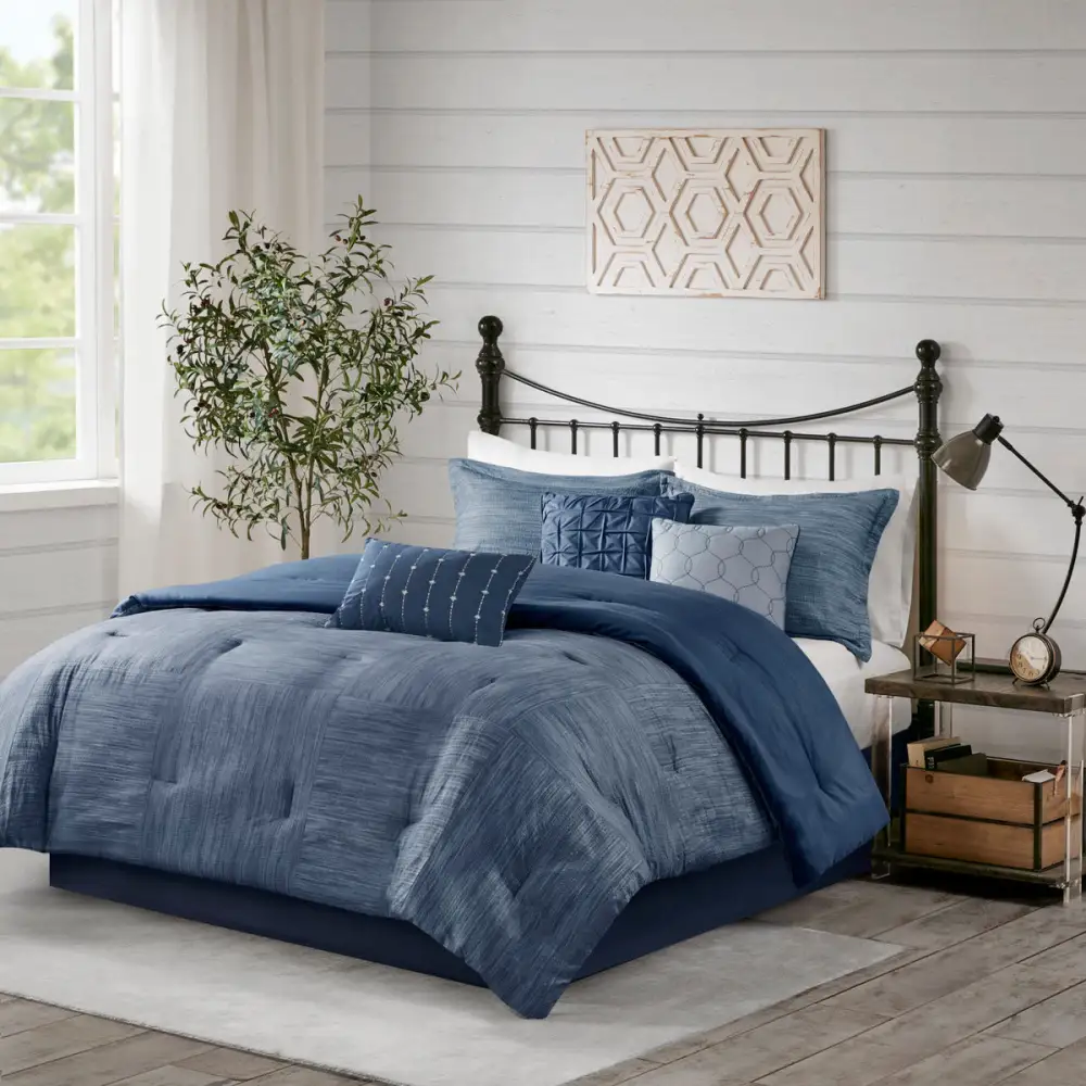 Coordinated Microfiber Polyester Comforter Bedding Set