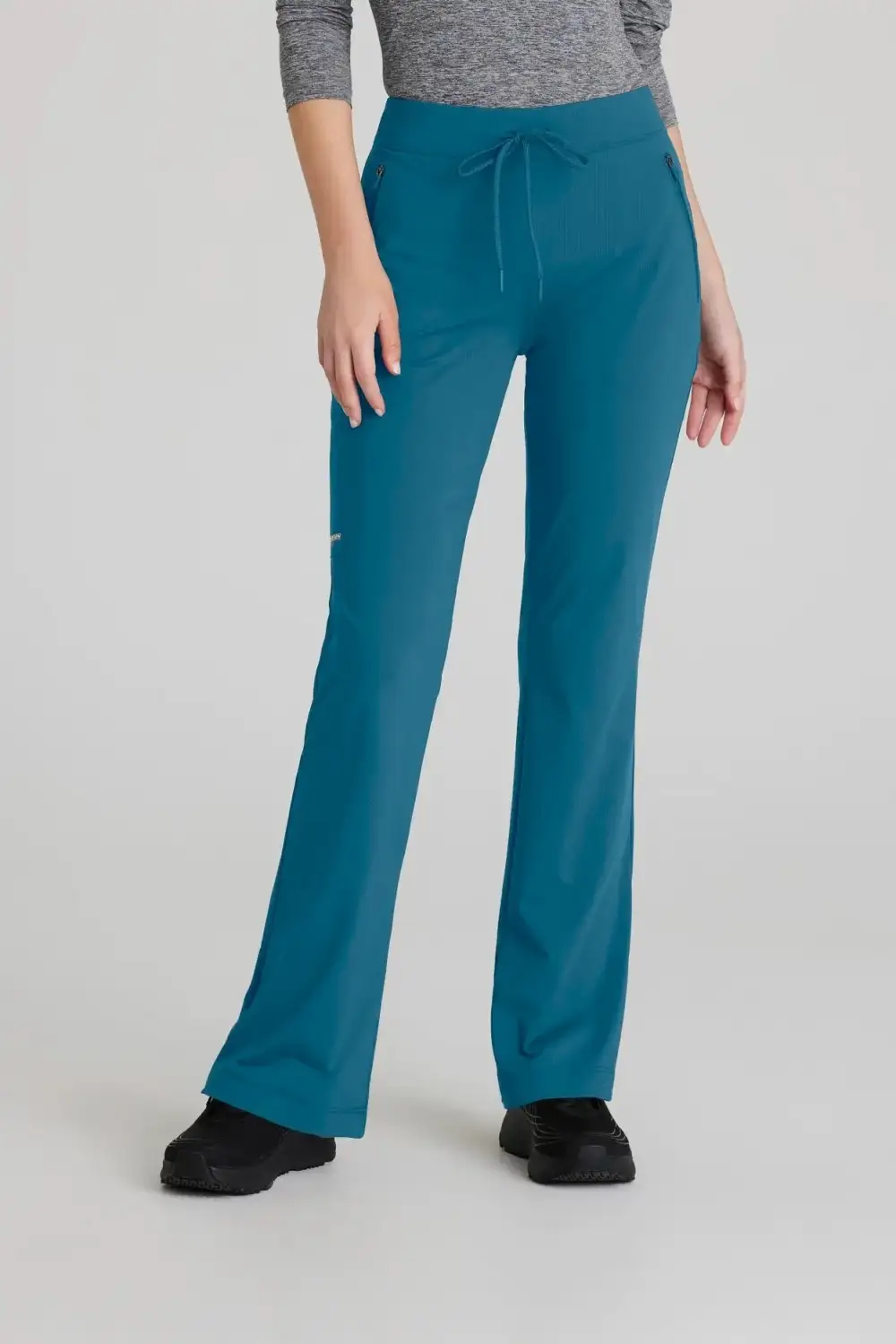 Women's Flare Slim Fit Workwear Scrub Trousers