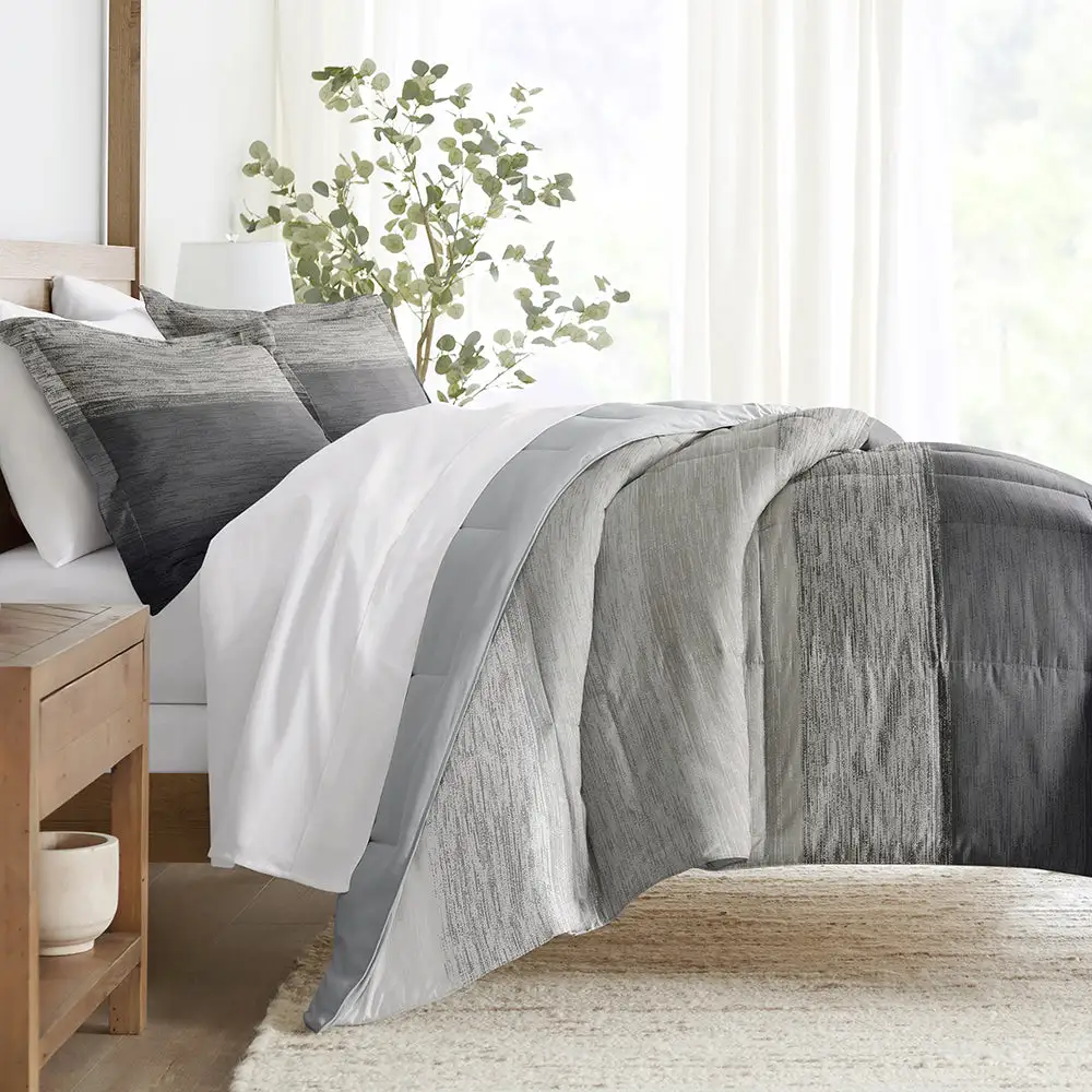 Ombre Reversible Down Alternative Comforter Set