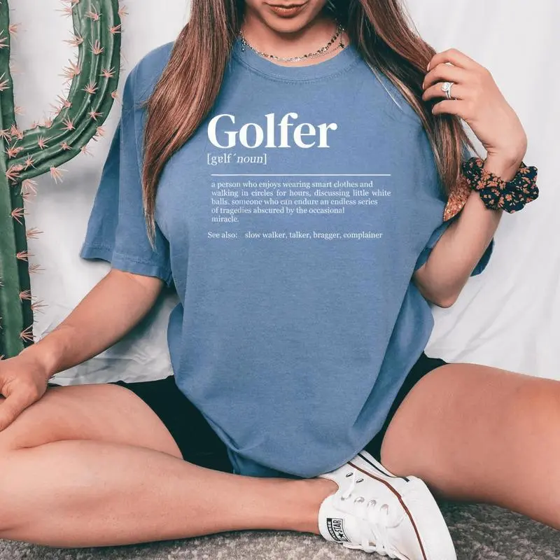 Golf Definition Golf Player Women's Oversized Comfort T-Shirt