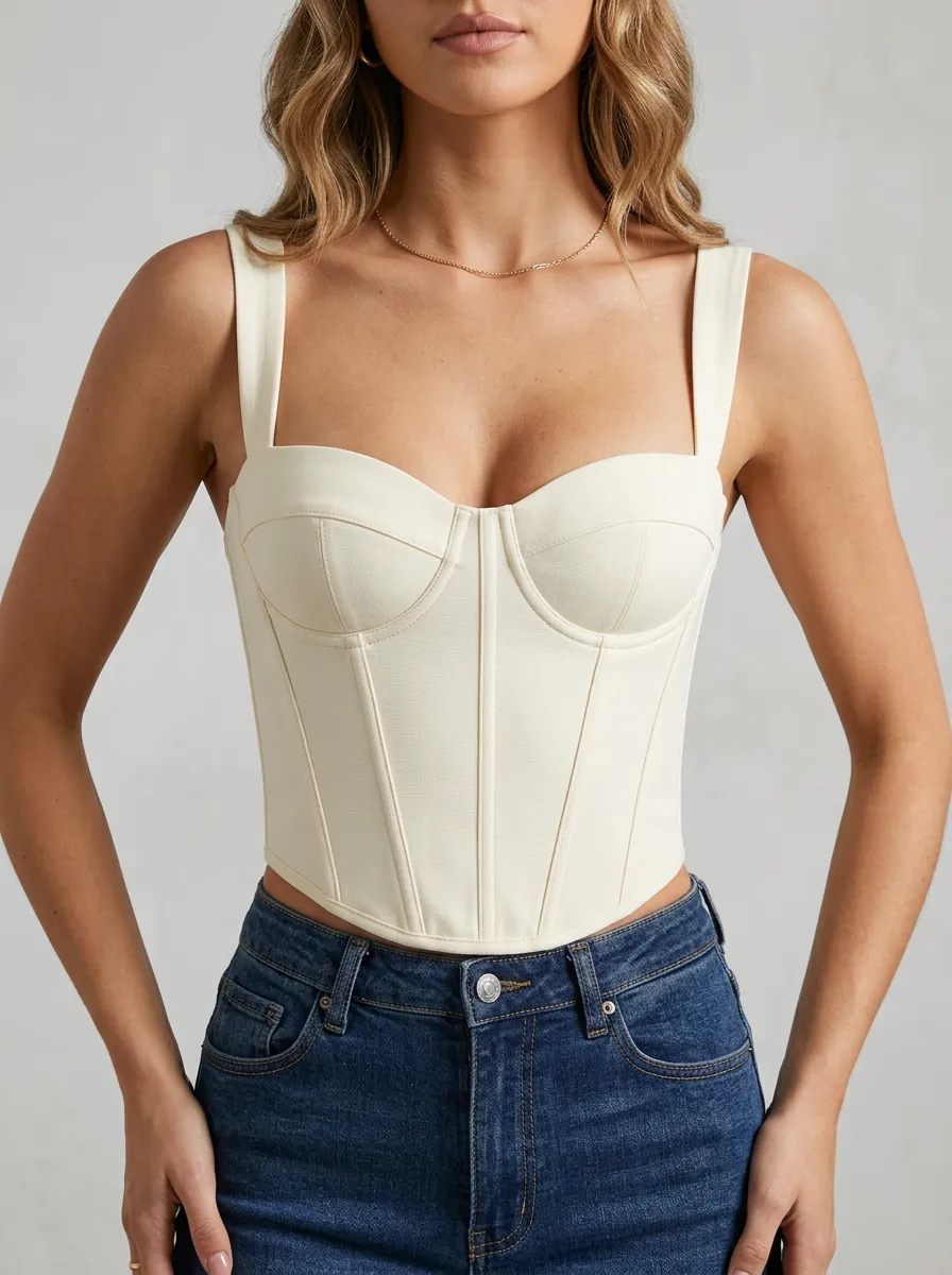 Modern Essential Women's Corset Top