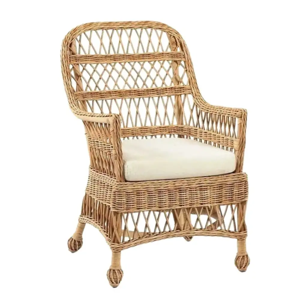 Classic Wicker Accent Chair