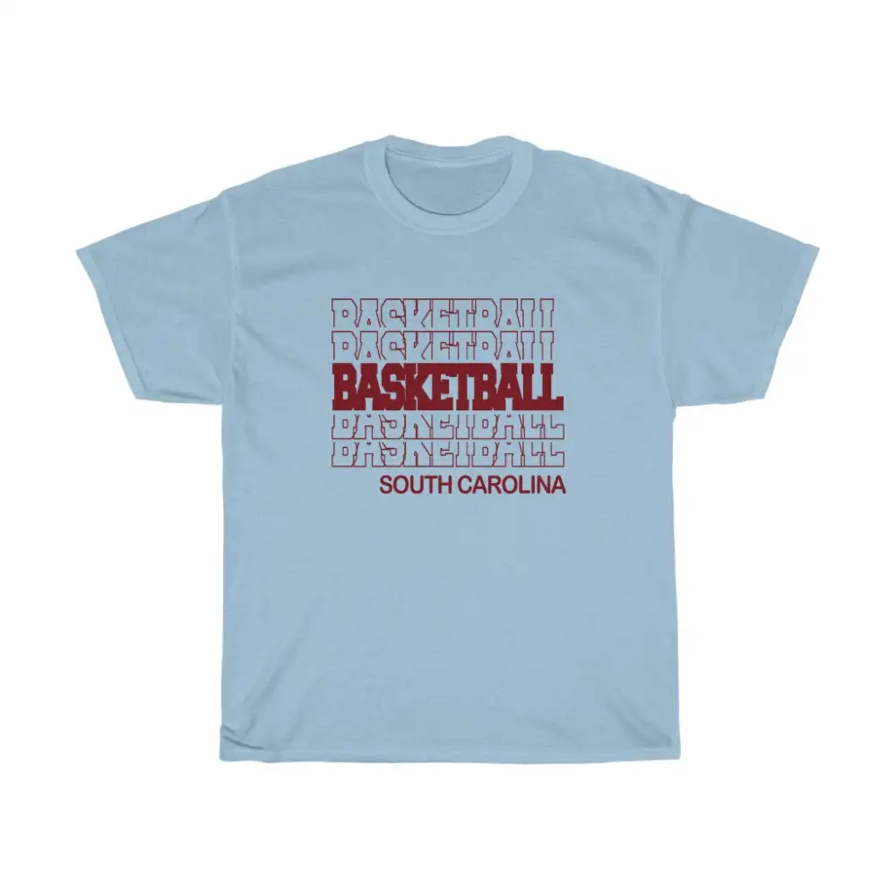 Basketball South Carolina in Modern Stacked Lettering