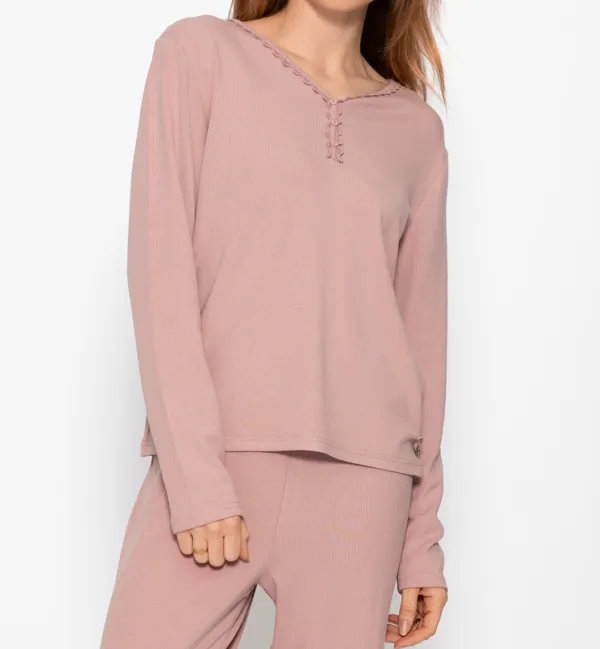 Pink Long Sleeve Shirt