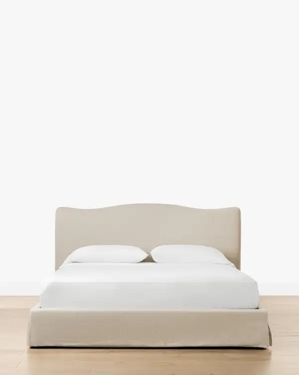 Slipcovered Linen Bed
