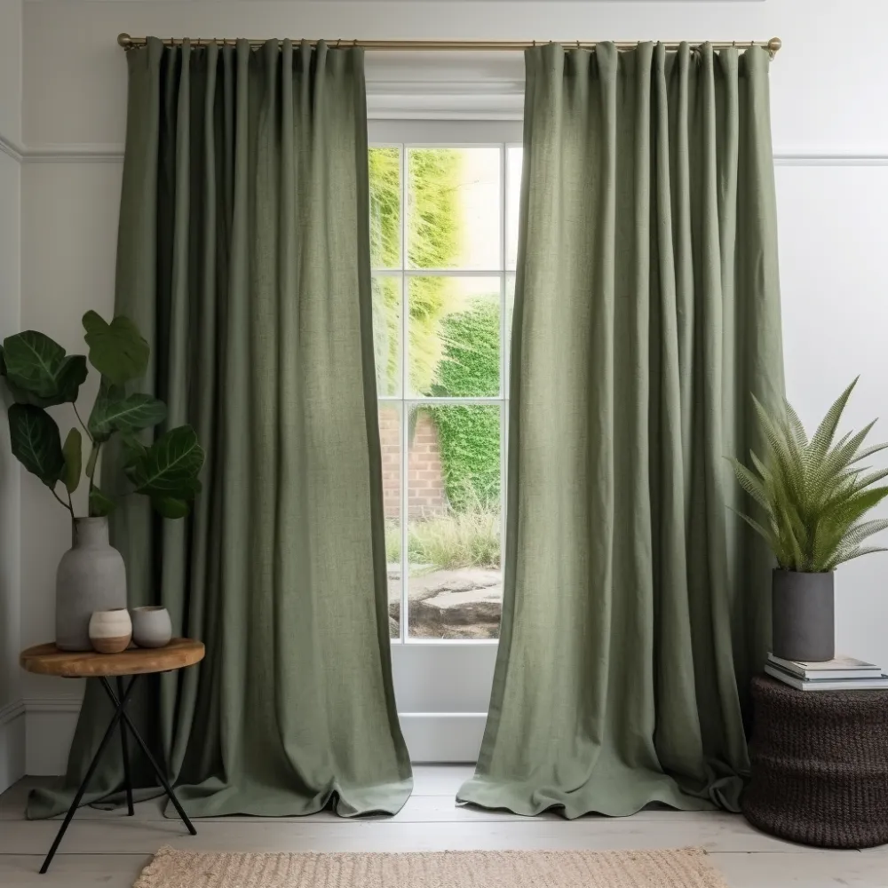 S-Fold Track Ready Linen Curtain