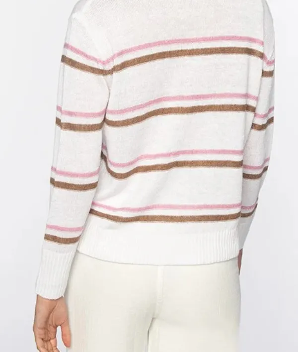 Textured Stripe Crew