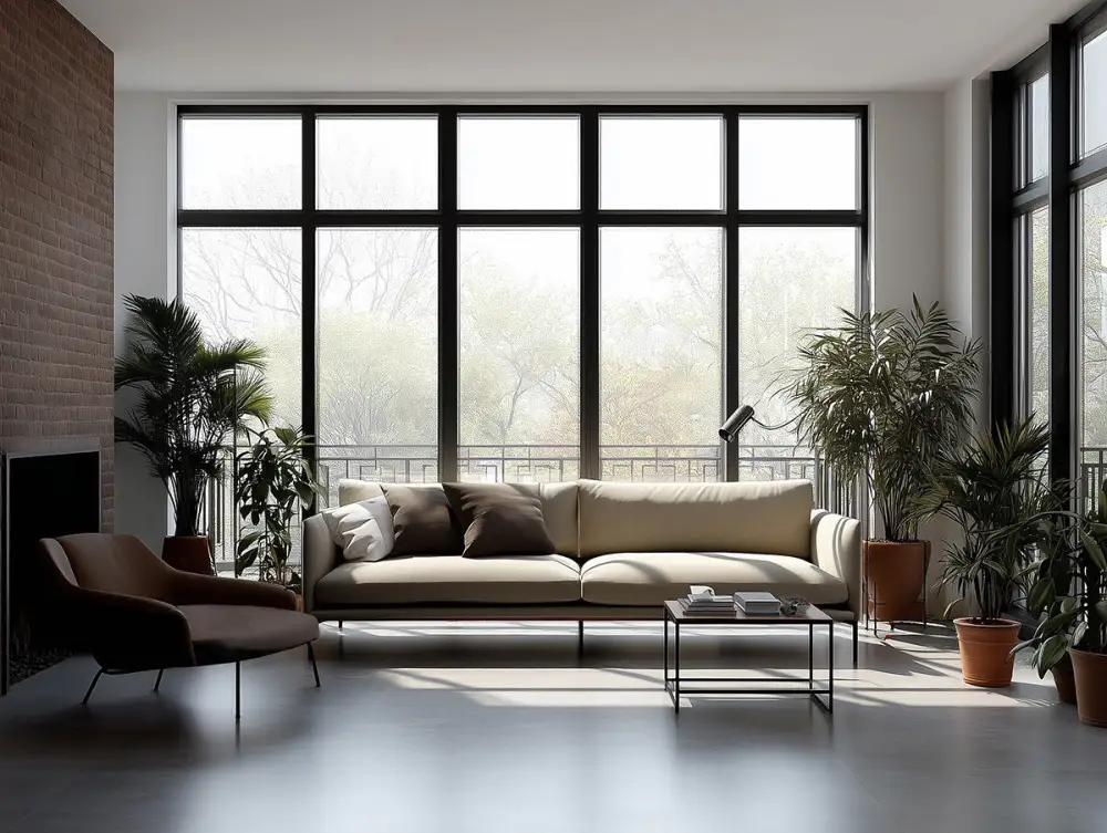 Modern Modern Upholstered Sofa