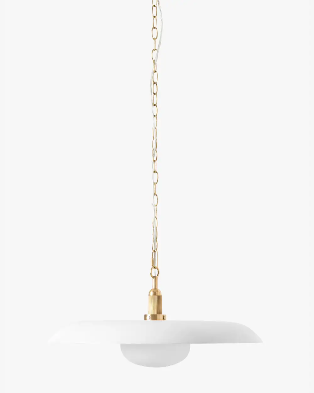 Globe-Shade Wide-Shade Pendant Light