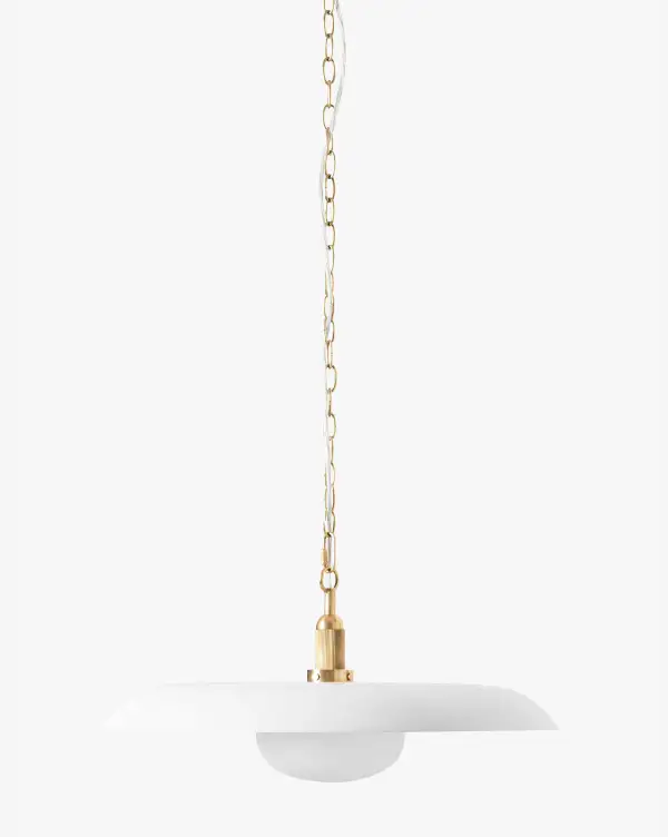 Globe-Shade Wide-Shade Pendant Light