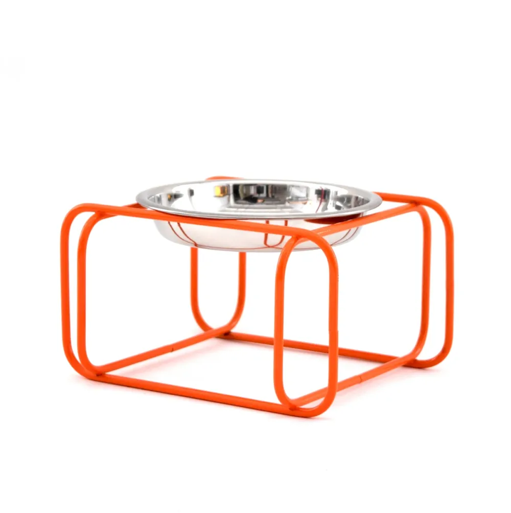 Single Gentle Thoughtful Pet Bowl Stand