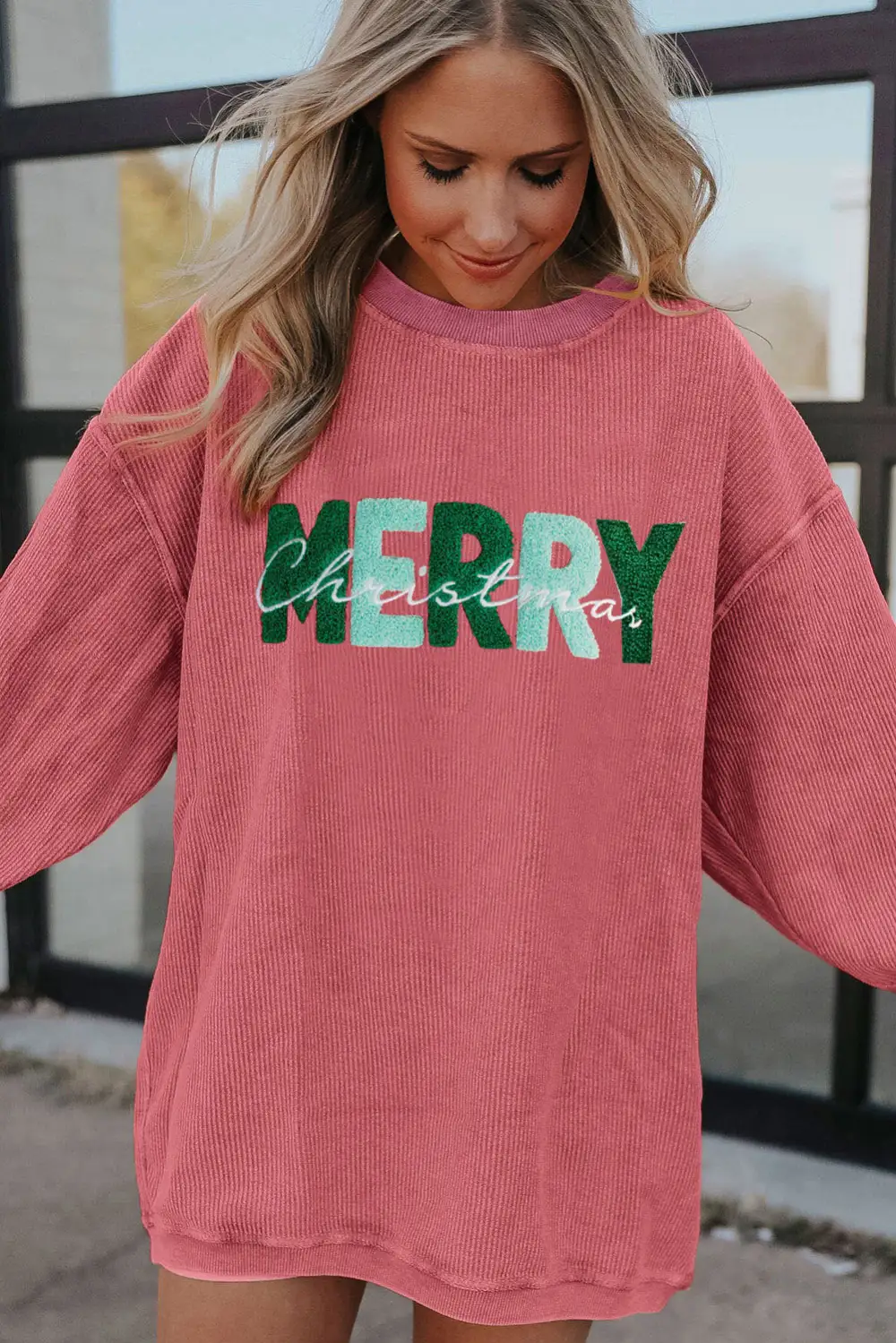 Everyday Relaxed Corded Sweatshirt
