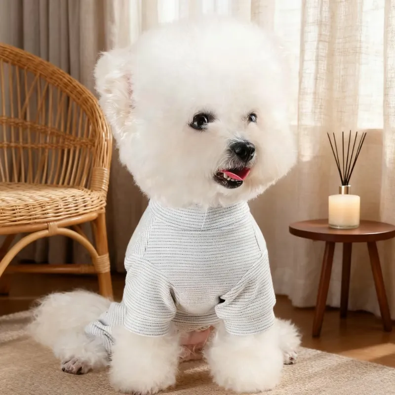 Striped Pet Knit Jumpsuit