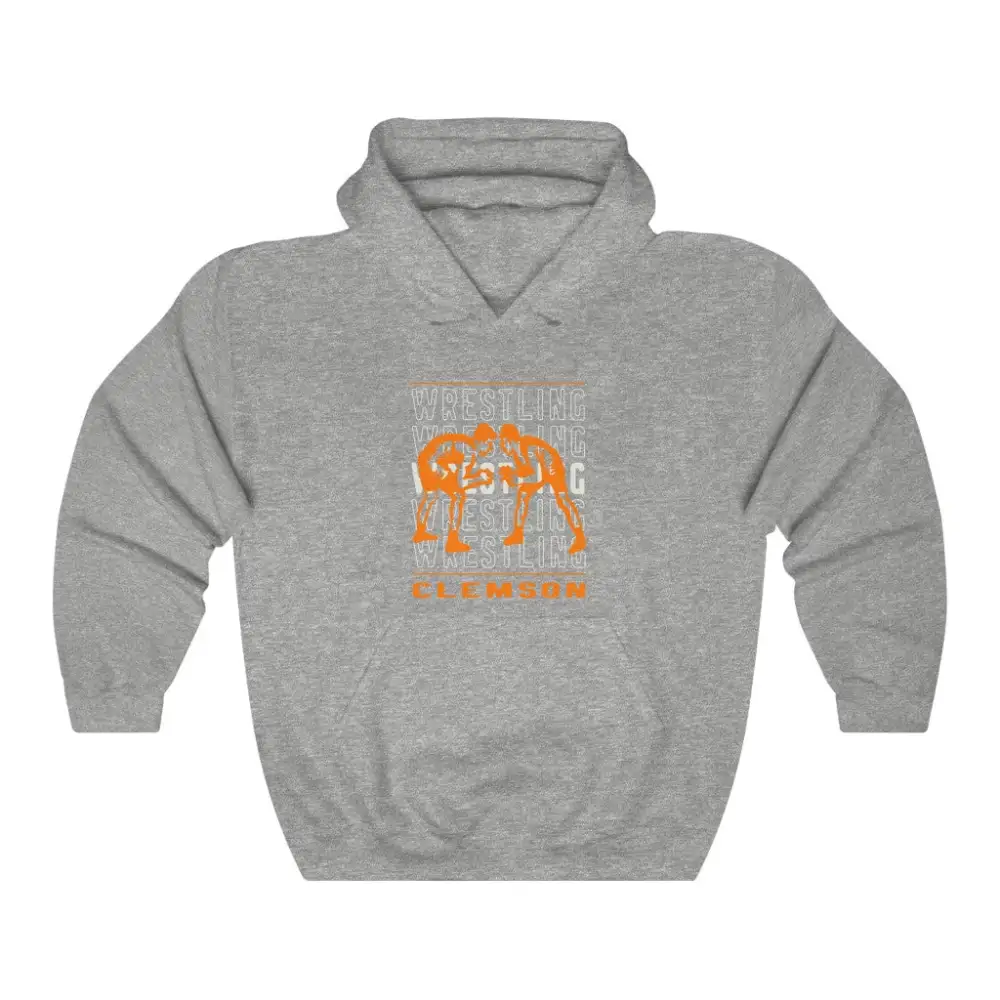 Relaxed Player Wrestling Graphic Pullover Hoodie