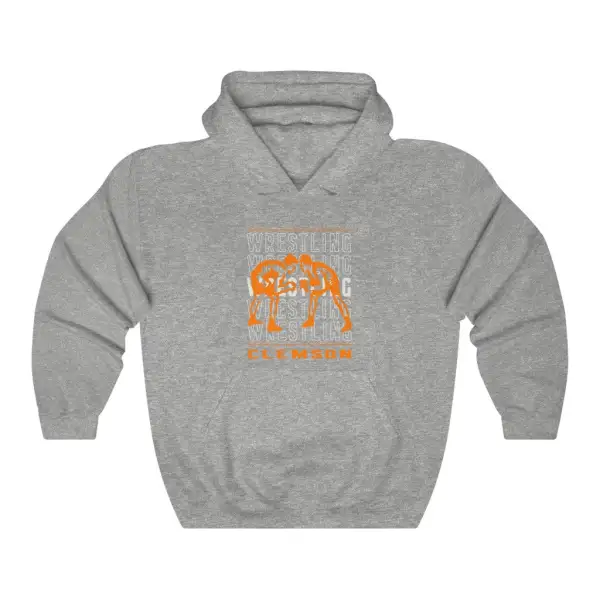 Relaxed Player Wrestling Graphic Pullover Hoodie