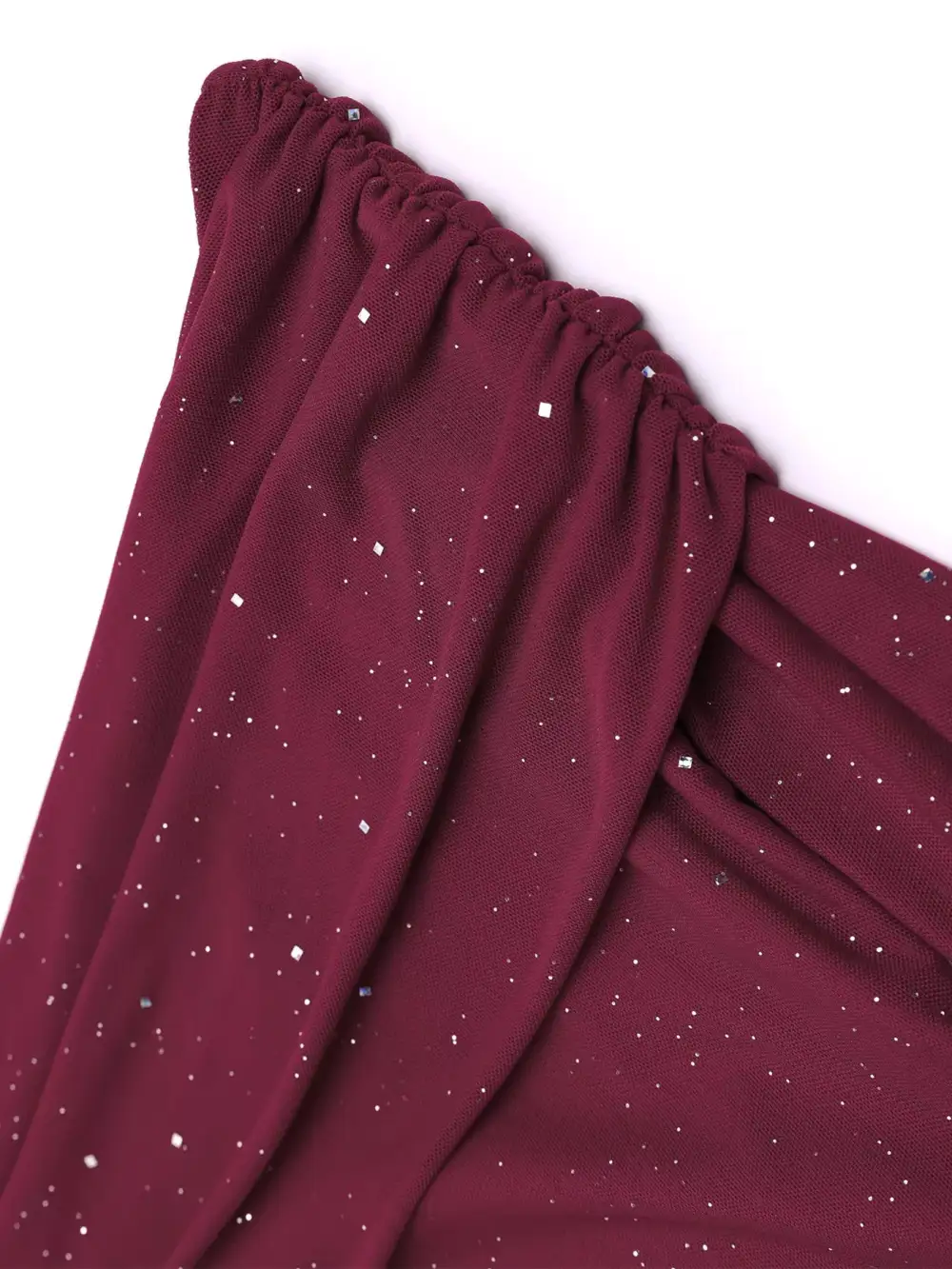 Glitter Off Shoulder Maxi Dress