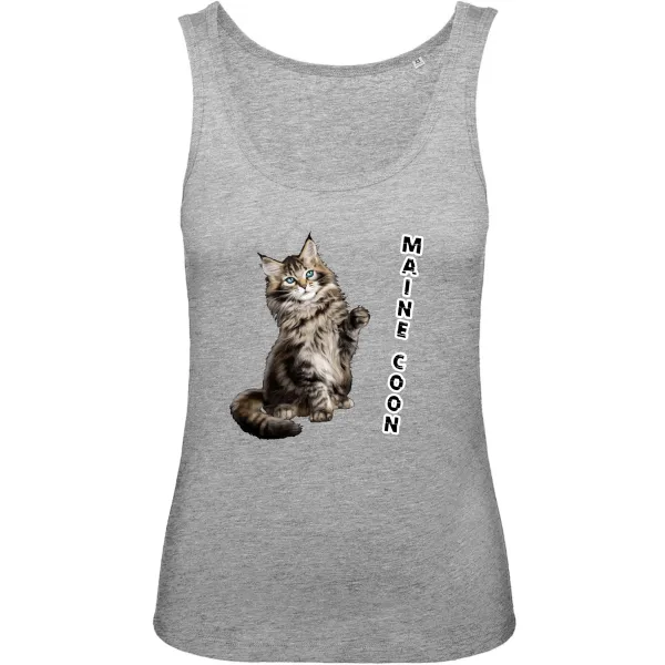 Longhair Cat Graphic Tank