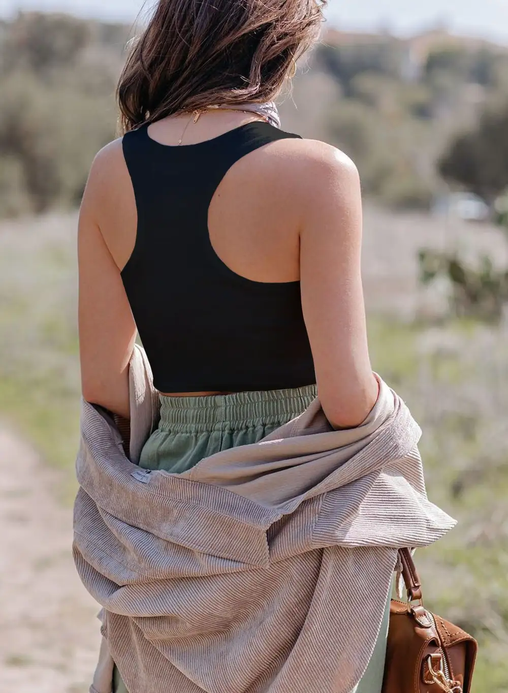 Breasted Short Tank Top
