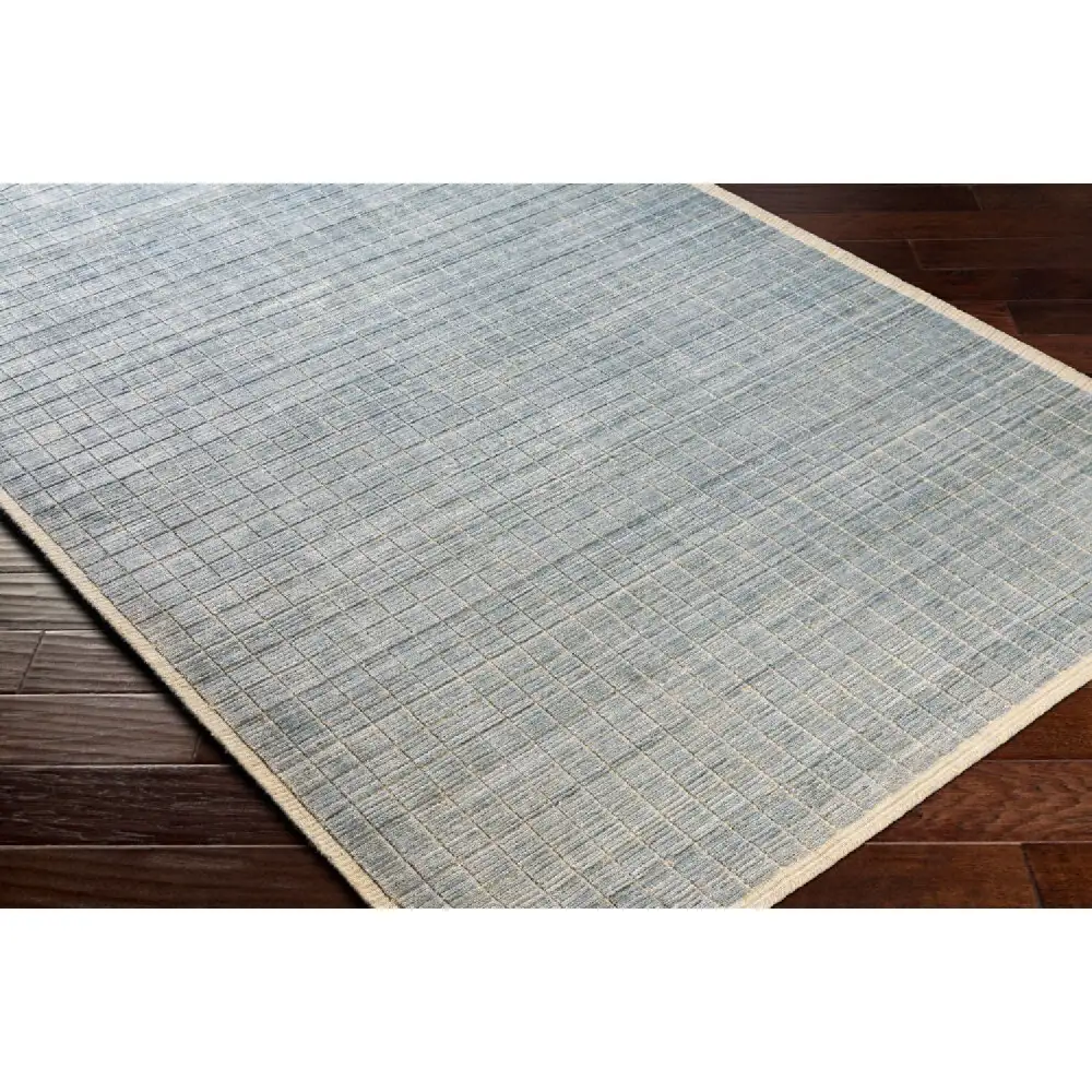 Hand-Loomed Square Pattern Carpet