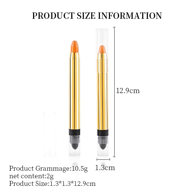 Vegan 2 In 1 Eye Glitter Face Liquid Blush Highlighter Makeup Stick Pen