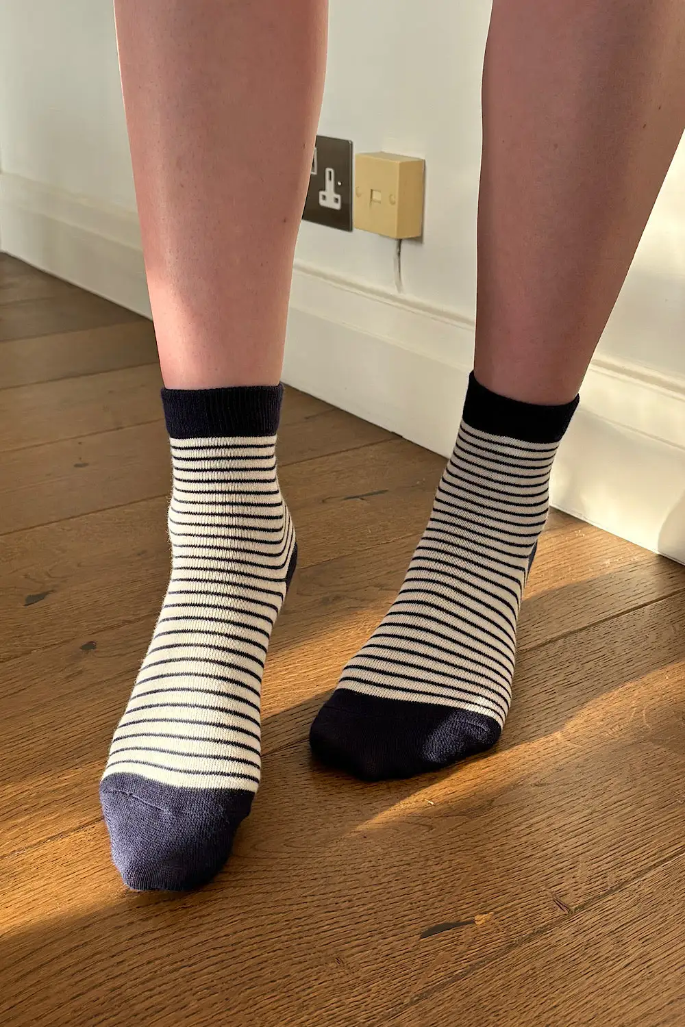 Mixed Stripe Ankle Socks