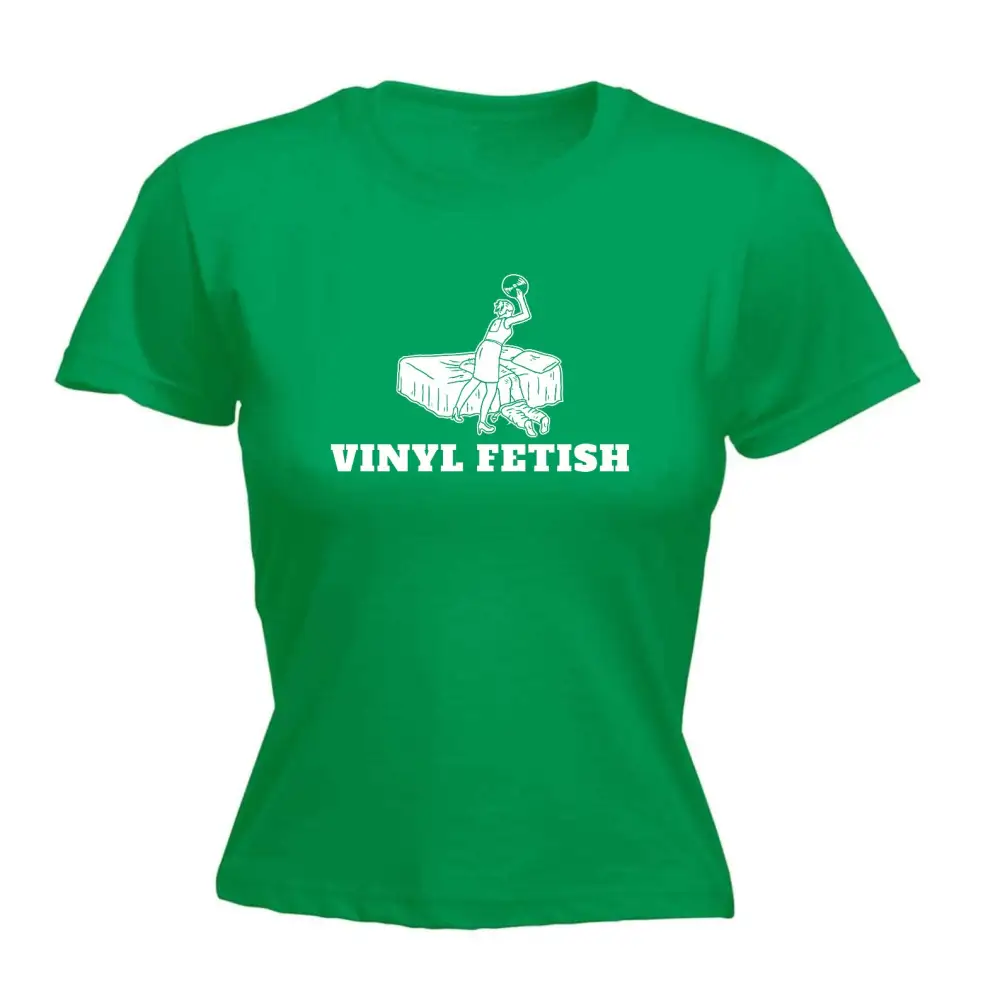 Vinyl Record Graphic Fitted Tee