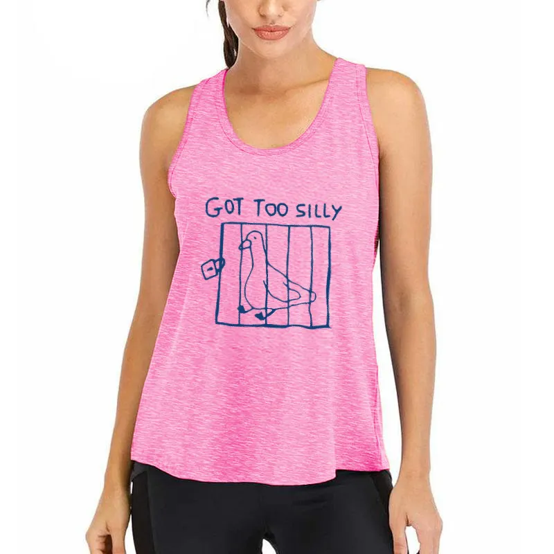 Got Too Silly  Athletic Tank