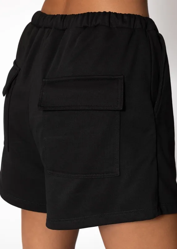 Black Everyday Easy Shorts