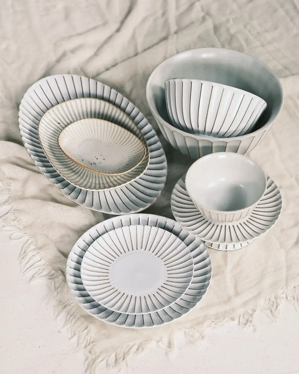 Raised Oval Tableware Selection