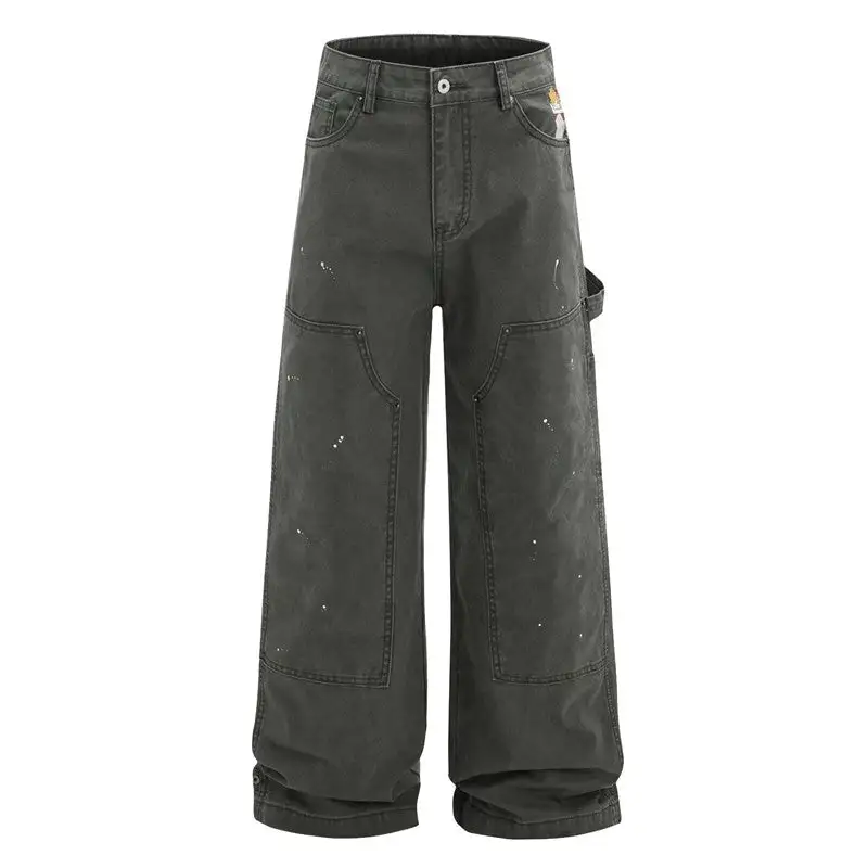 Women's Distressed Washed Embroidered Jeans