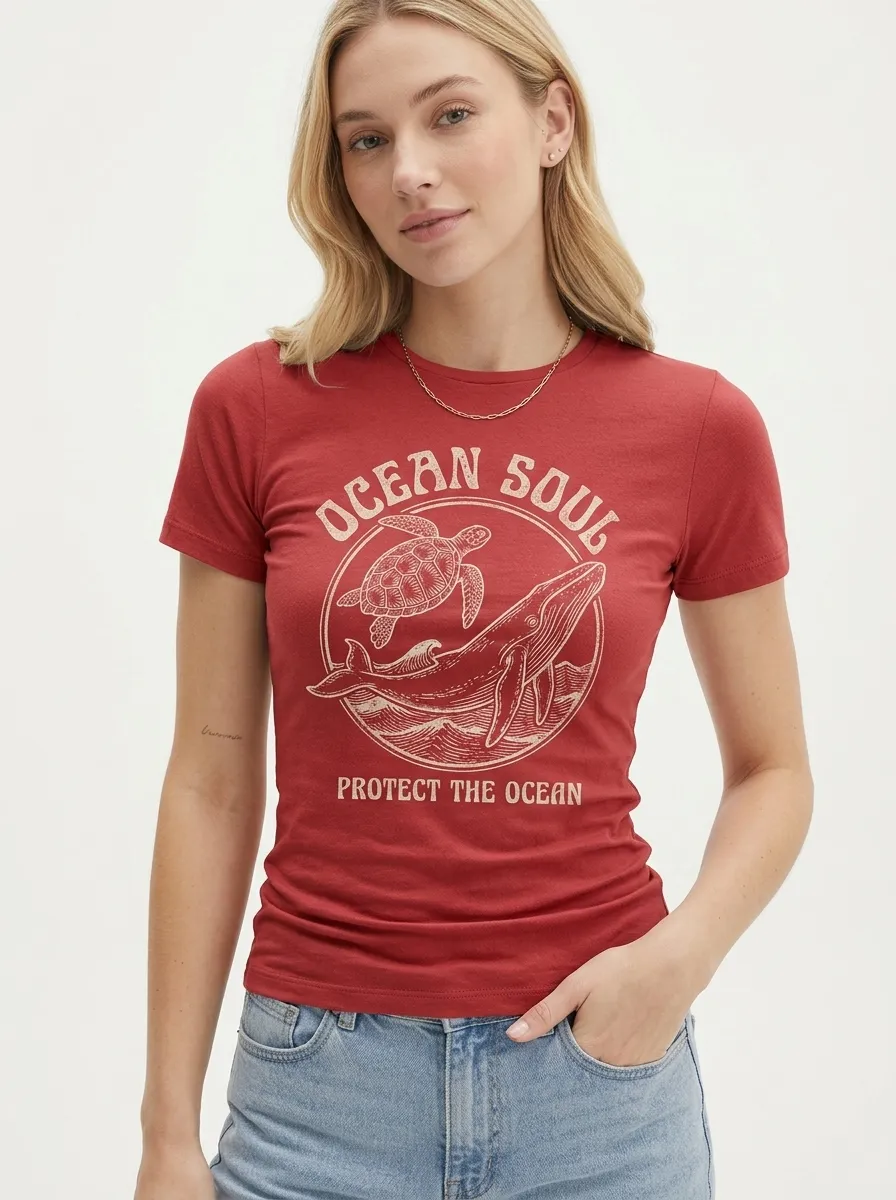 Ocean Lover Sea T-Shirt Casual