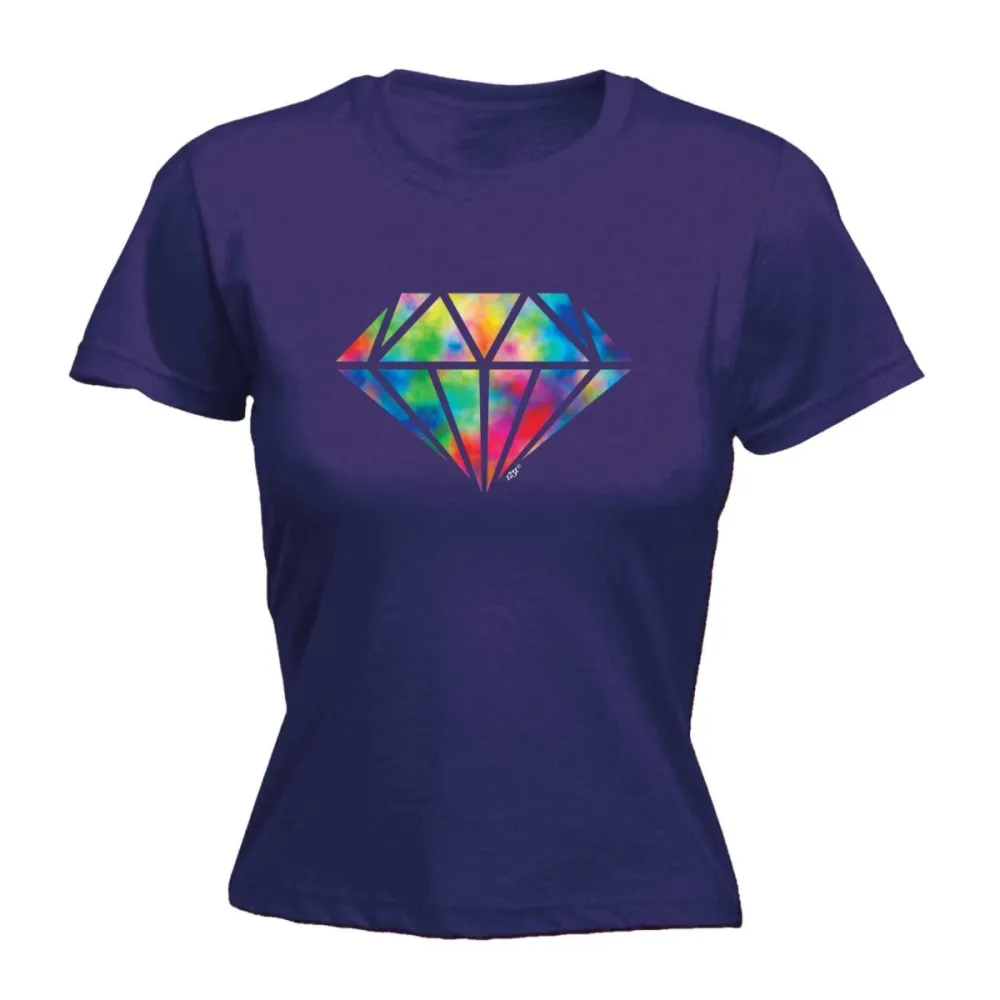 Acid Diamond Graphic Fitted Tee