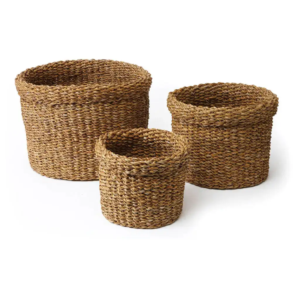 Natural Rattan Home Storage Basket
