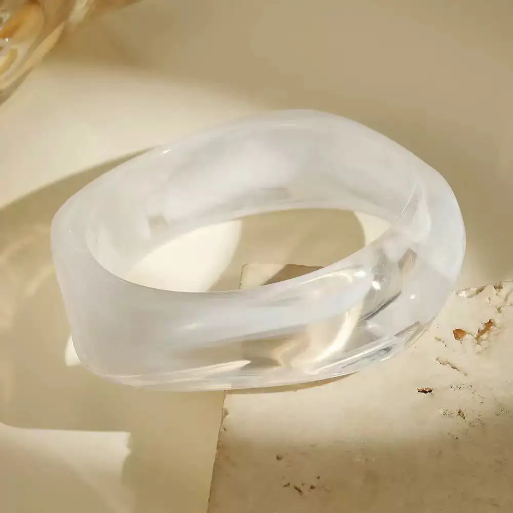 Polished Acrylic Statement Hand Chain Jewelry