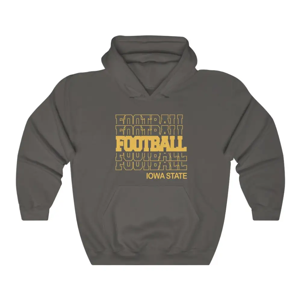 Football Stacked Letter Hoodie