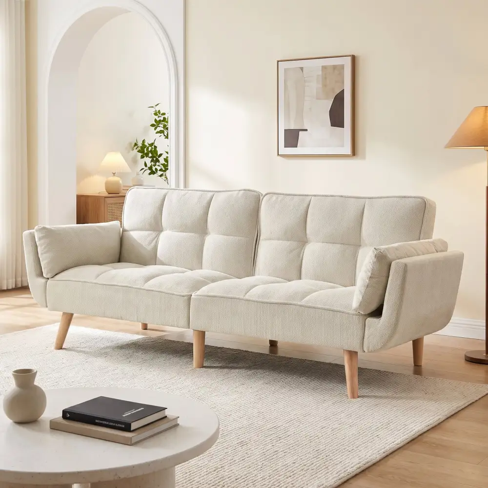 Clean Line Adjustable Backrest Sofa Bed