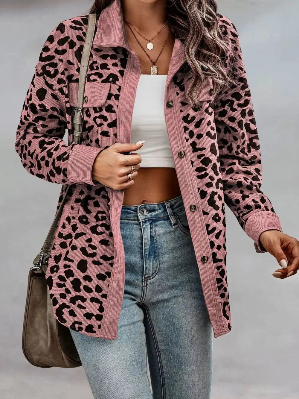 Full Size Zip Up Zebra Print Bomber Jacket