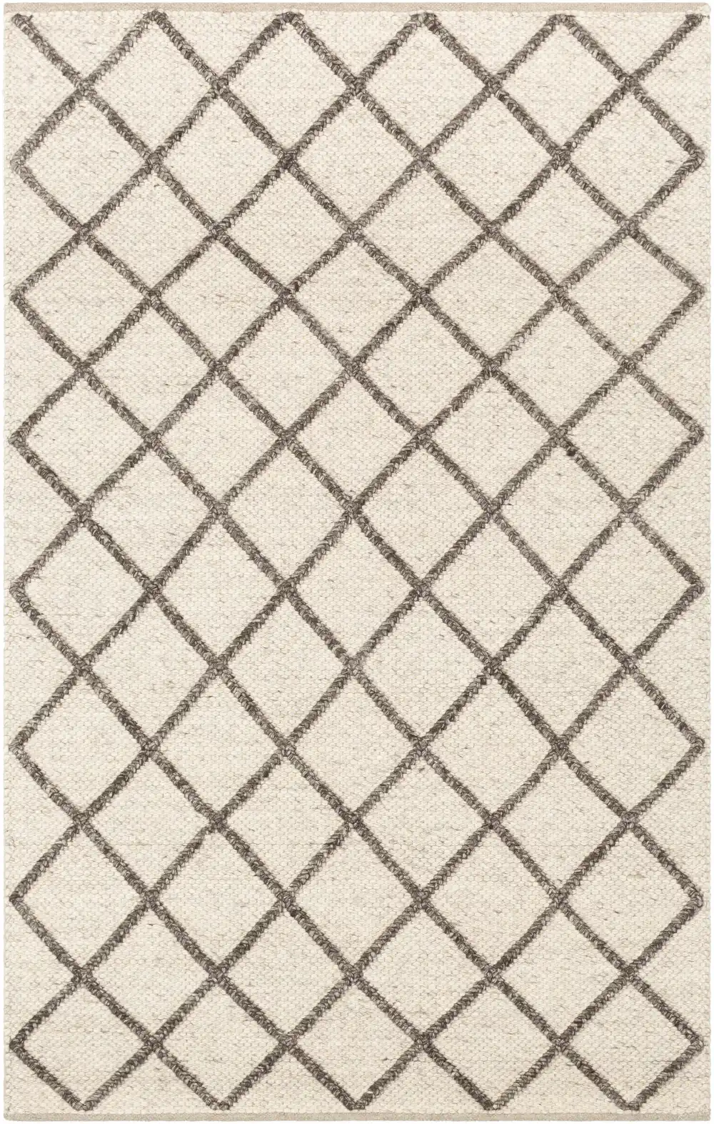 Grounded Contemporary Wool Area Rug
