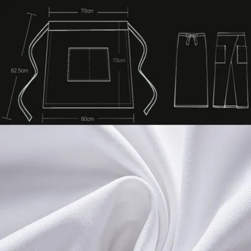 Waist Polyester Cotton Kitchen Work Apron