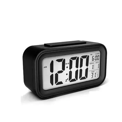 Black Optically Controlled Liquid Crystal Device Clock