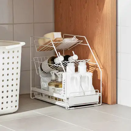 Under Sink Storage White