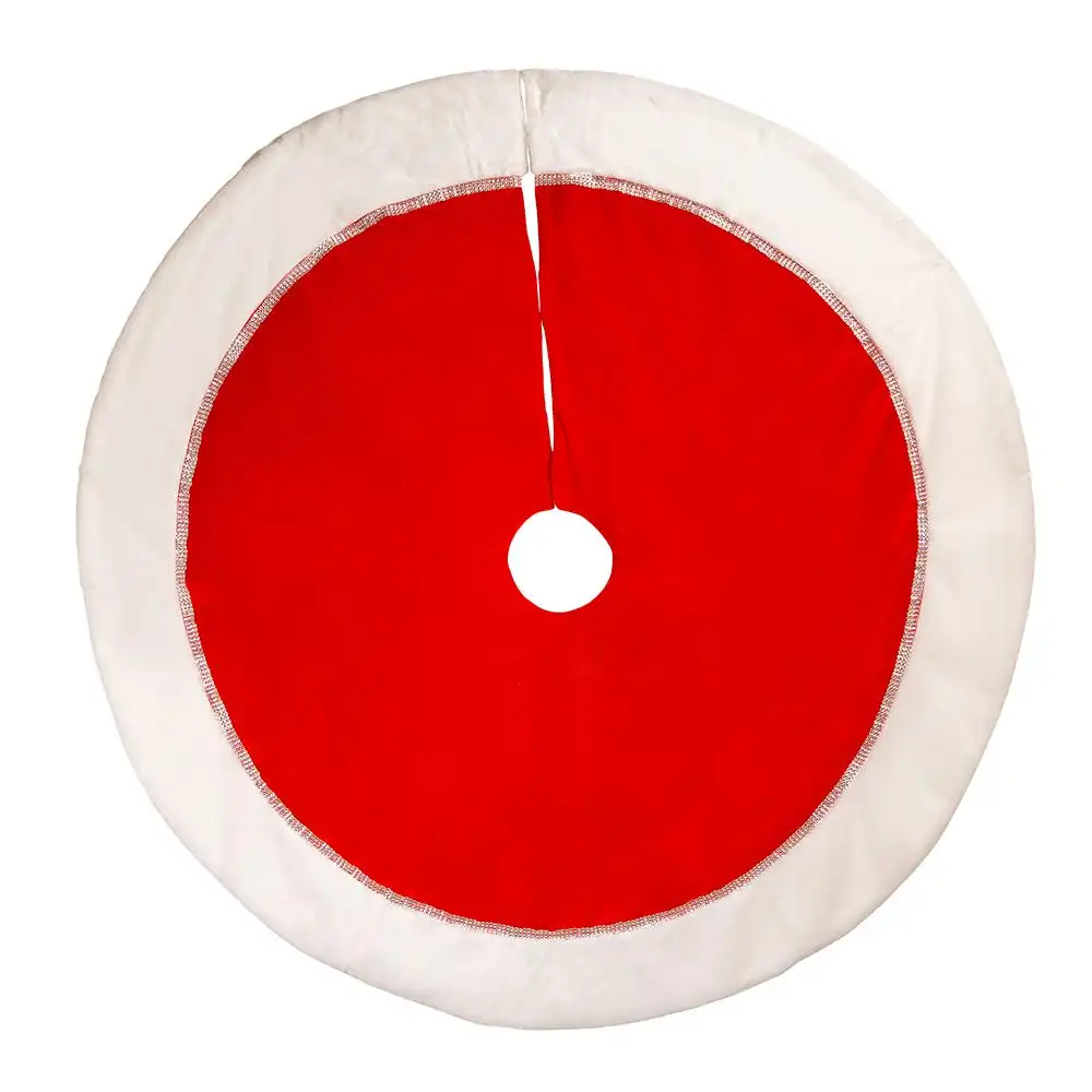 Classic Contrast Border Tree Skirt