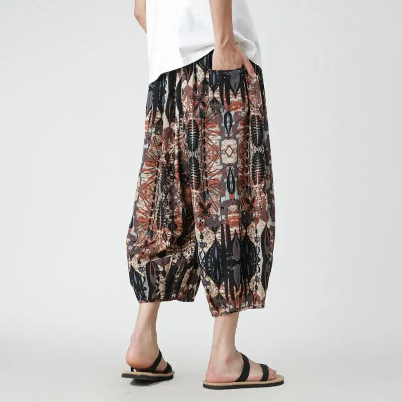 Patchwork Pocketed Pants