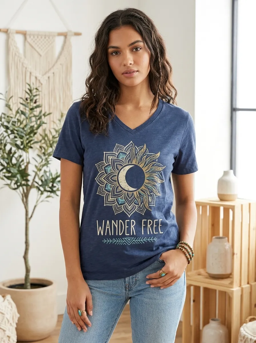 Boho Wander Free T-Shirt Classic