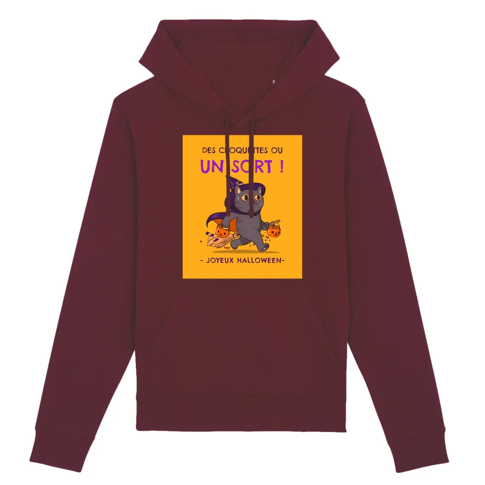 Shadow Cat Graphic Pullover Hoodie