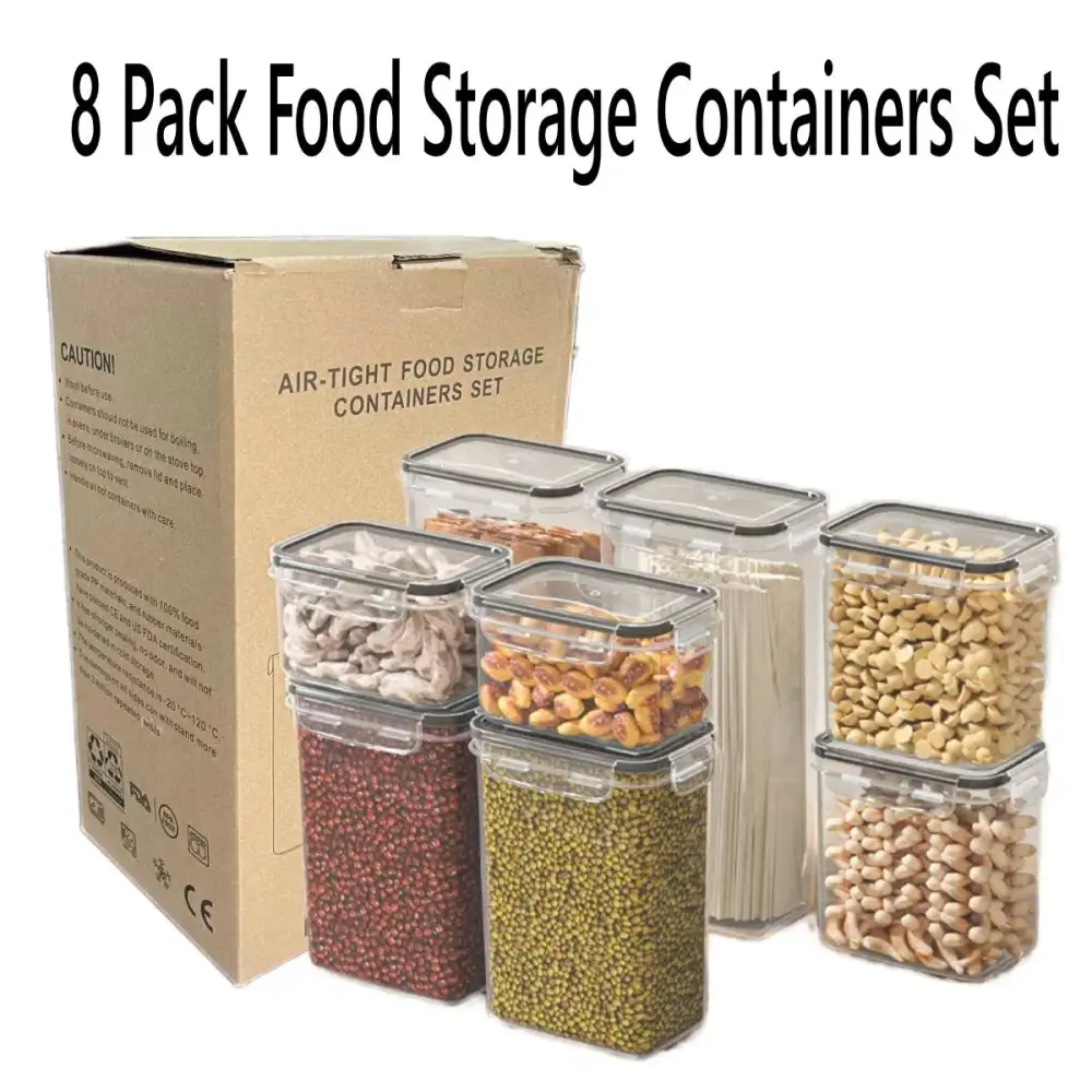 Checked Glass Double Kitchen Storage Organizer