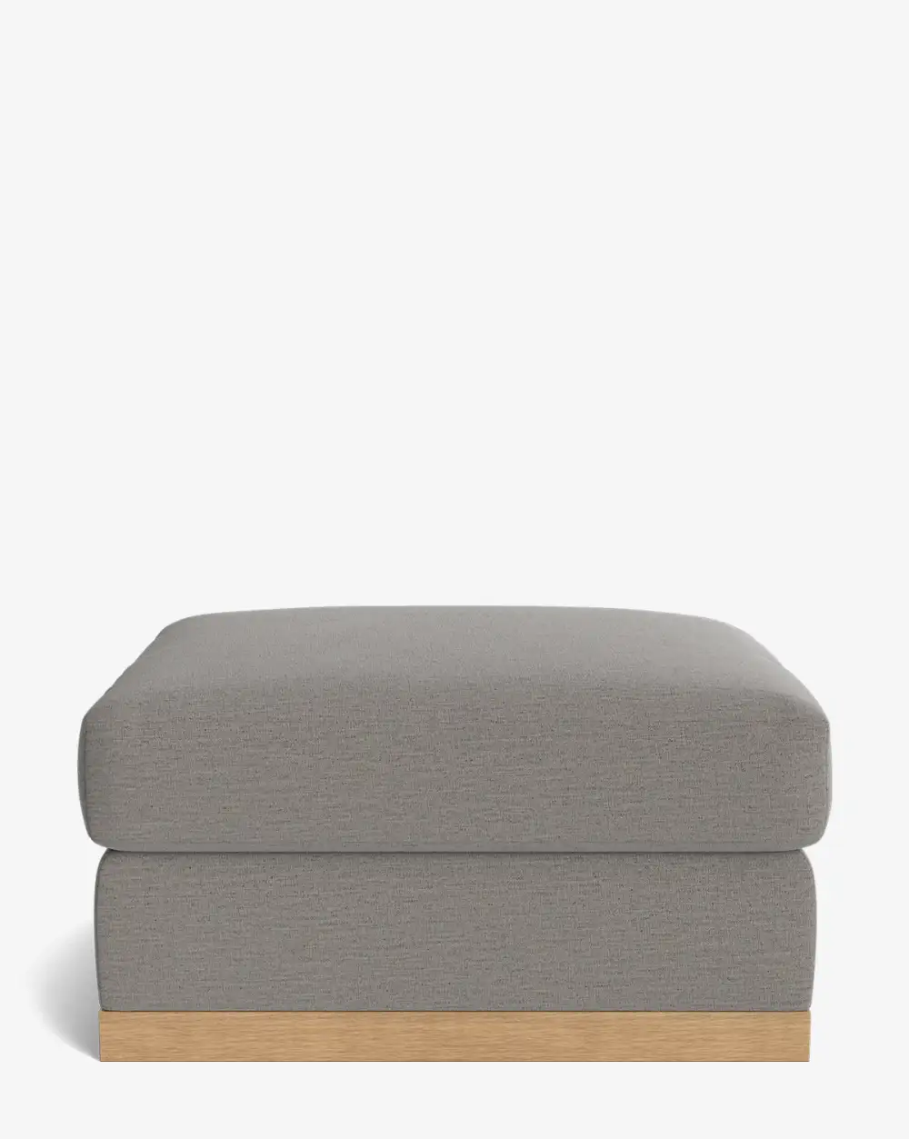 Modular Velvet Ottoman
