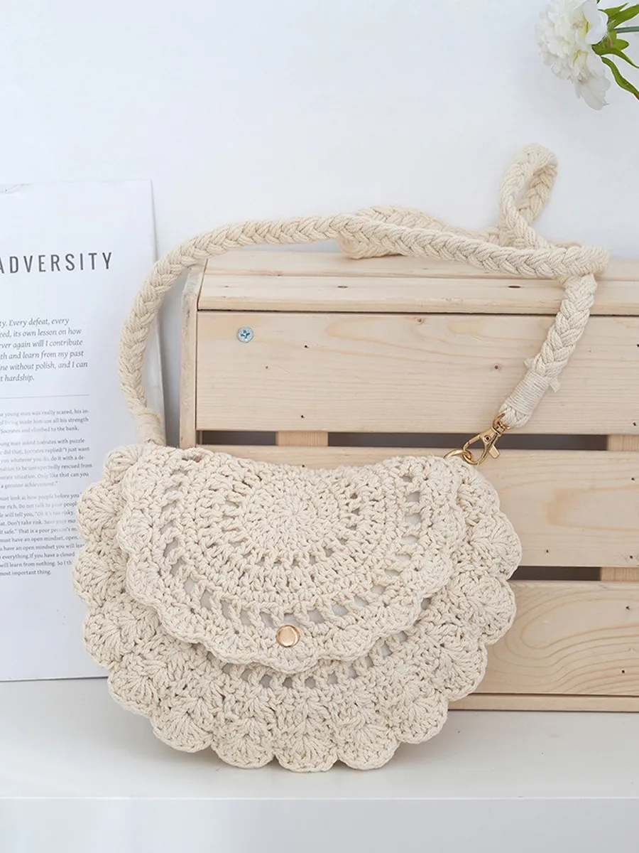 Valentina Casual Knitted Mini Crossbody Bag