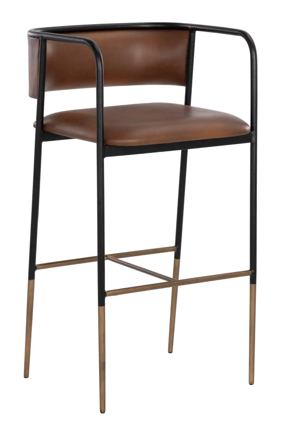Classic Leather Bar Stool