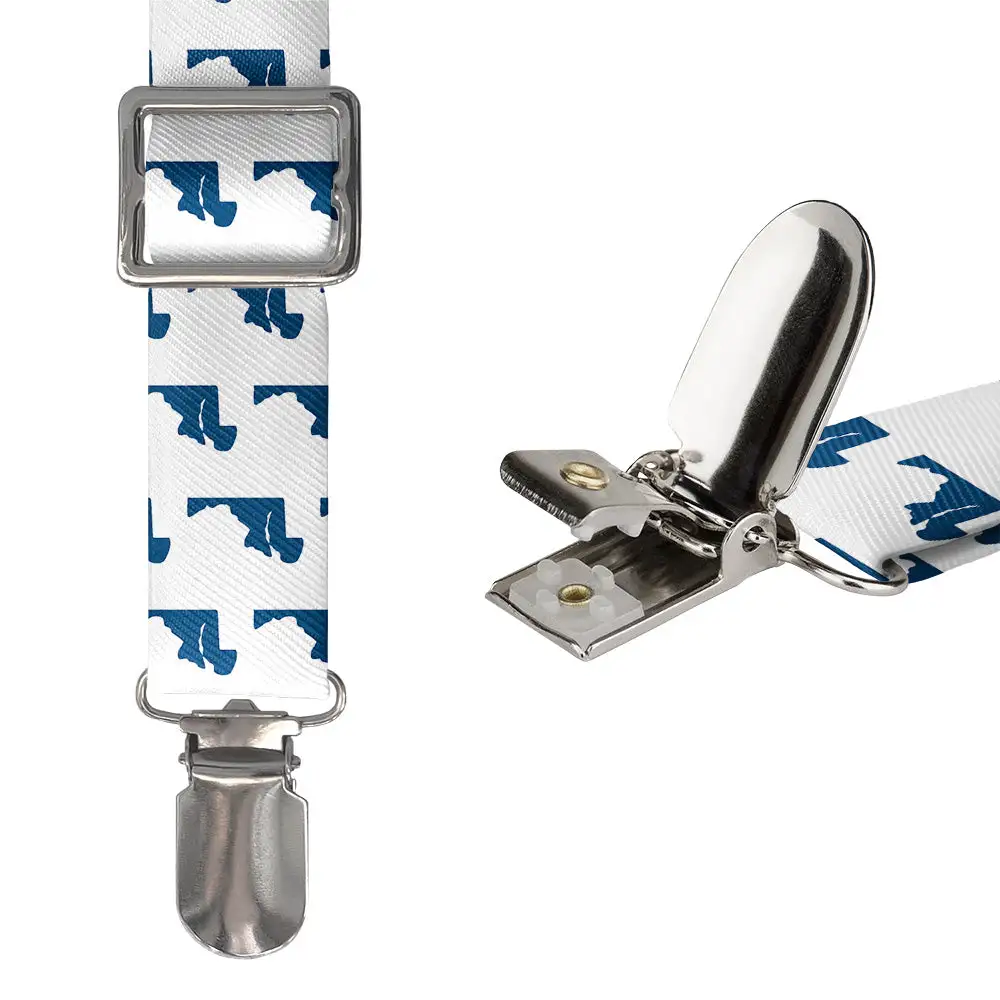Clean Graphic Motif Suspenders